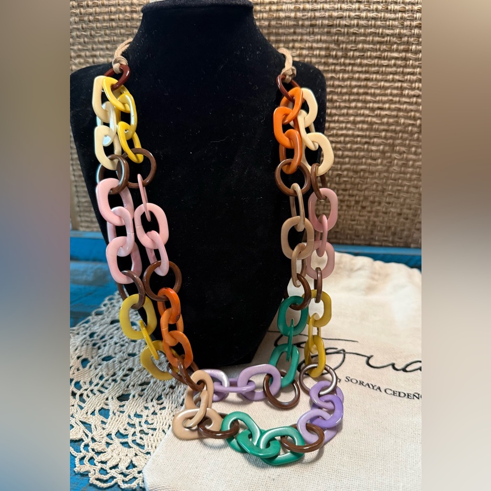 Tagua Link Necklace 🌸Spring Sale